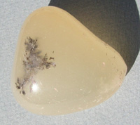 Transparent mossy opal