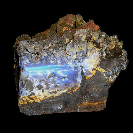 Sp�cimen d'opale Boulder