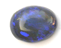 Doublet d'opale noire 8153a
