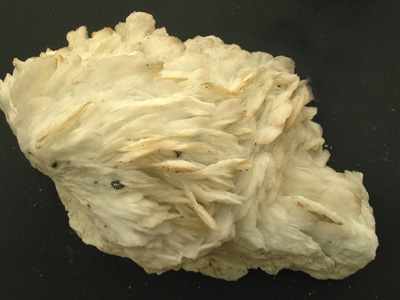 Baryte blanche crêtée M1363