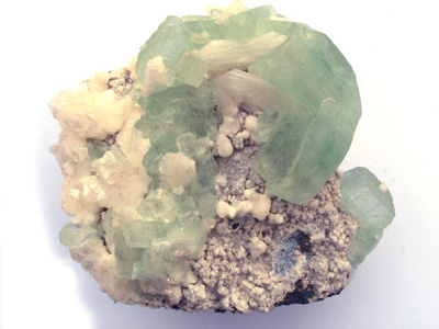 Apophyllite Verte et stilbite M1381