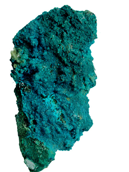 Chrysocolle et hétérogénite M2202