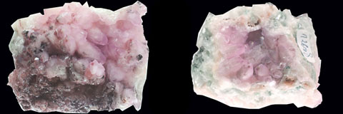 Calcite cobaltifère (Calcite rose) et arsénopyrite M2608