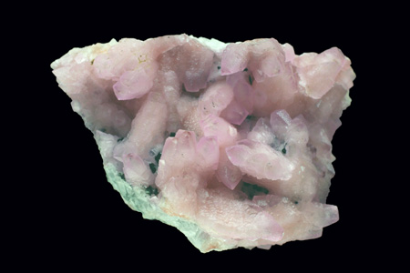 Calcite cobaltifère (Calcite rose) et arsénopyrite M2615