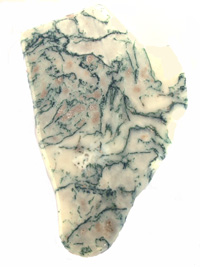 Mossy agate slice PLD214