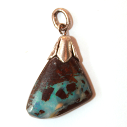 Pendentif en opale boulder  BP224