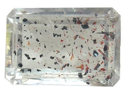 Quartz avec  Inclusions d'Hematite Q12z