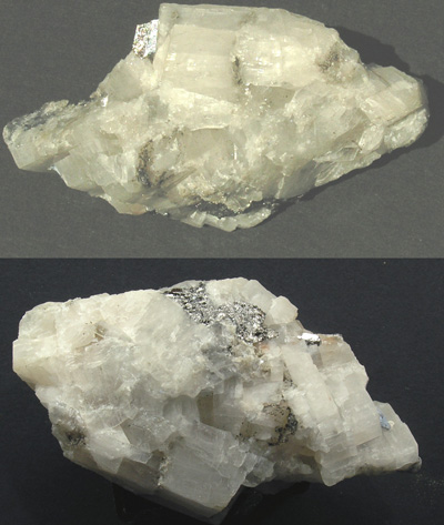 Carrollite, (Carrolite) cristal sur gangue de calcite