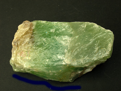 Green calcite