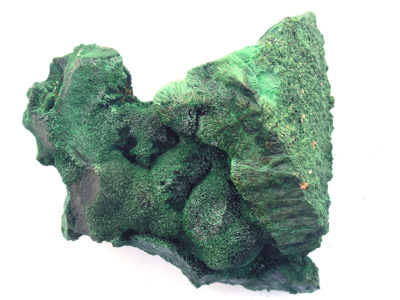 Crystalized malachite