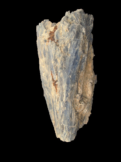 Kyanite (Cyanite) ou Disthène sur quartz