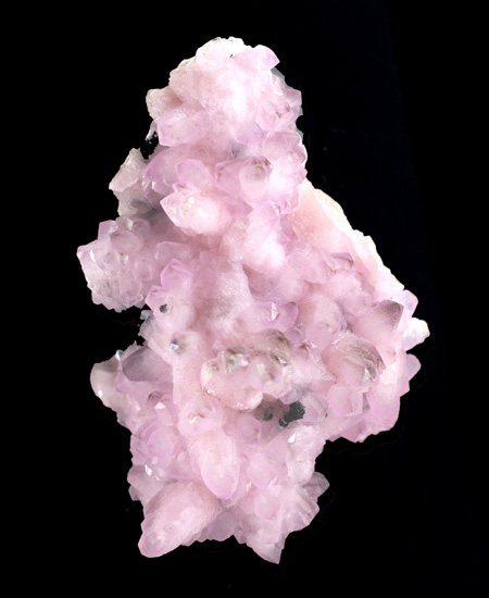 Calcite rose et arsénopyrite 