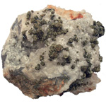 Calcite avec arsénopyrite