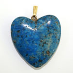 Pendentif Coeur en Lapis Lazuli