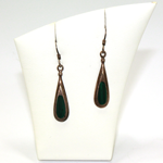 Boucles d\'oreilles en malachite