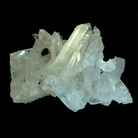 Quartz cristallisé M2838