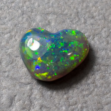 Opale noire cœur 3932