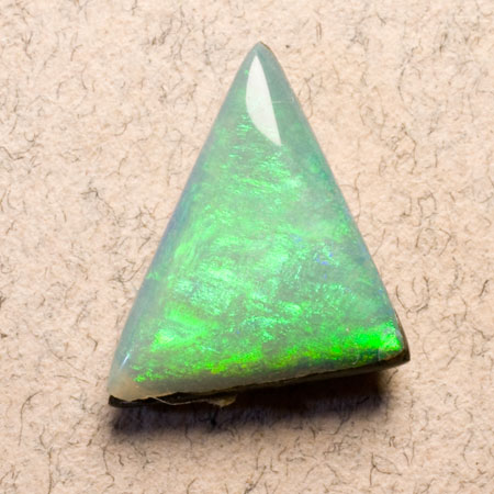 8058 Doublet D Opale Vert 1 12ct 10x8mm Triangle N