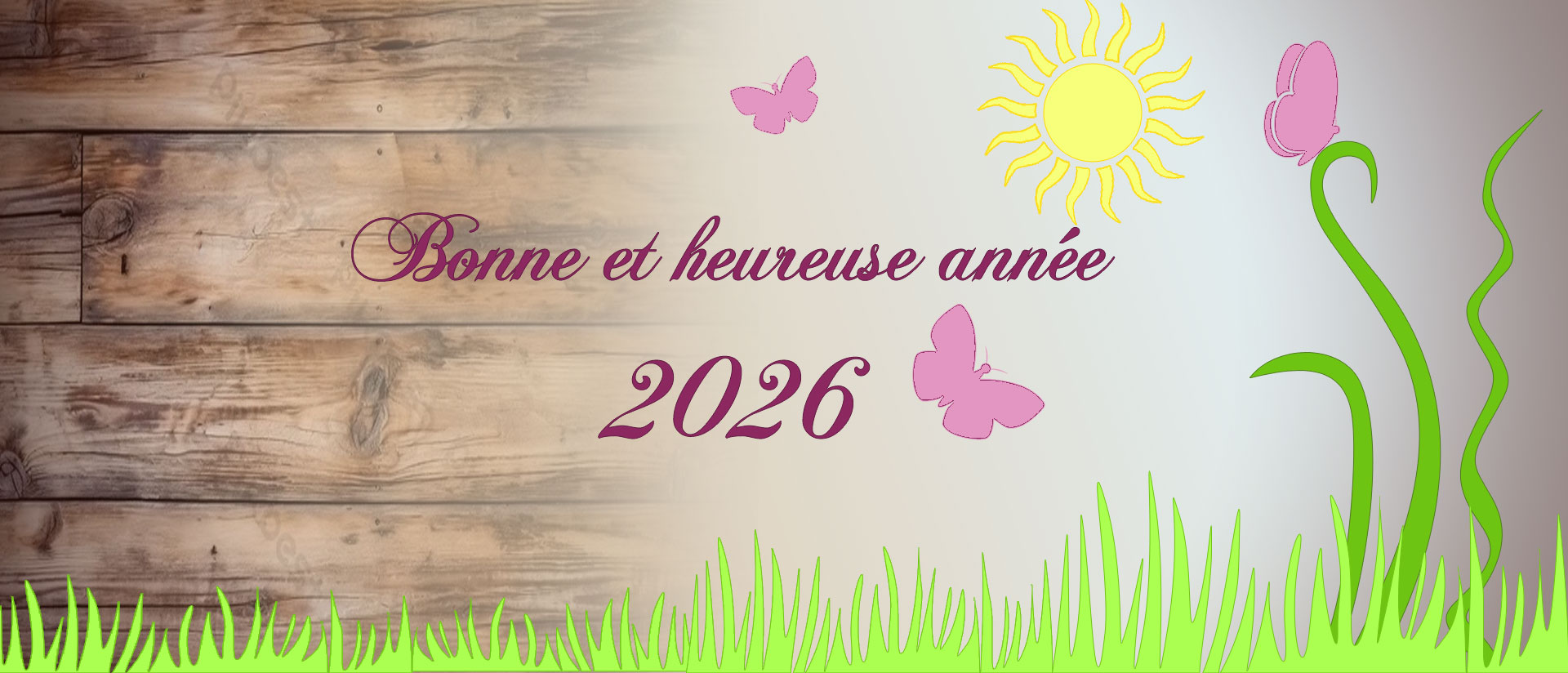 Slide Bonne Et Heureuse Annee 2026