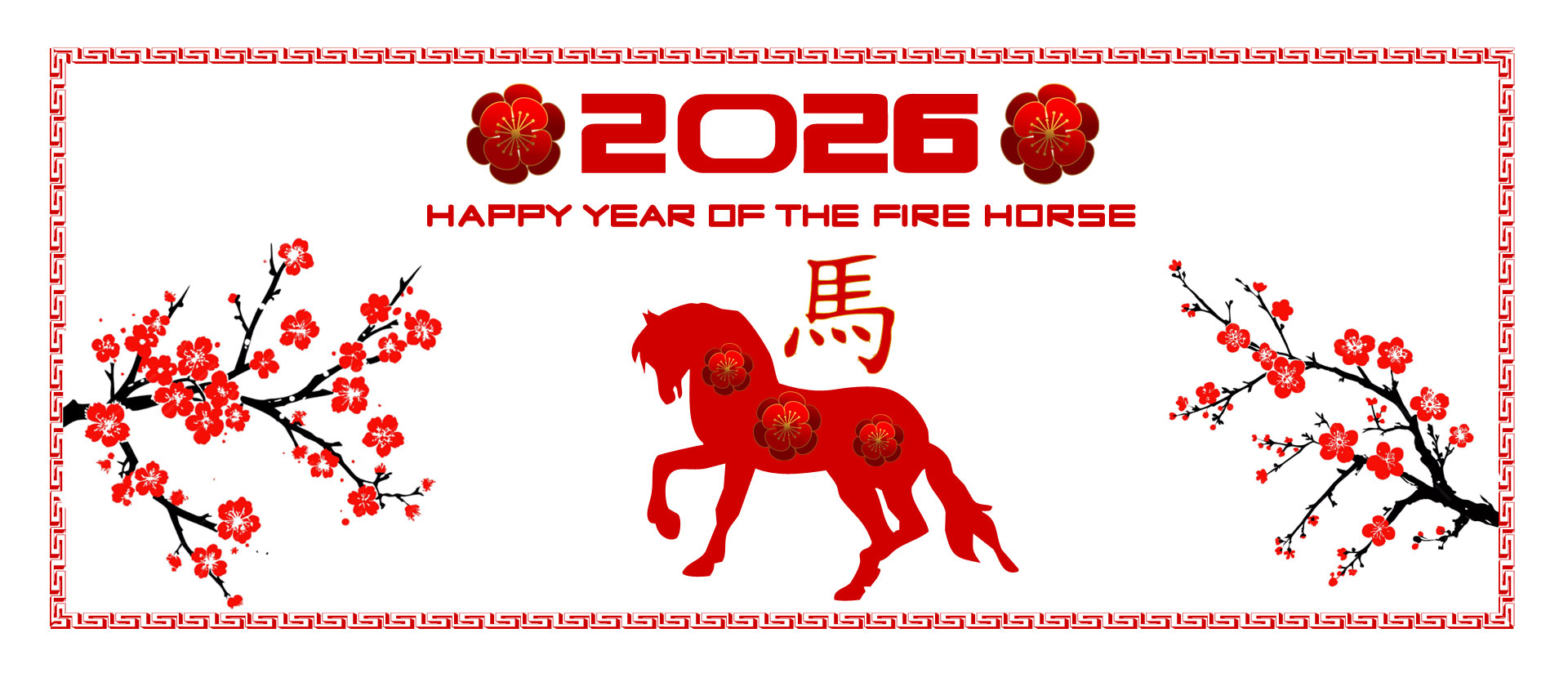 Slide Chinese New Year Happy Year Of The Fire Horse 2026
