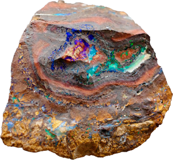 Spécimens d'opales