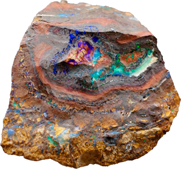 Opal specimens